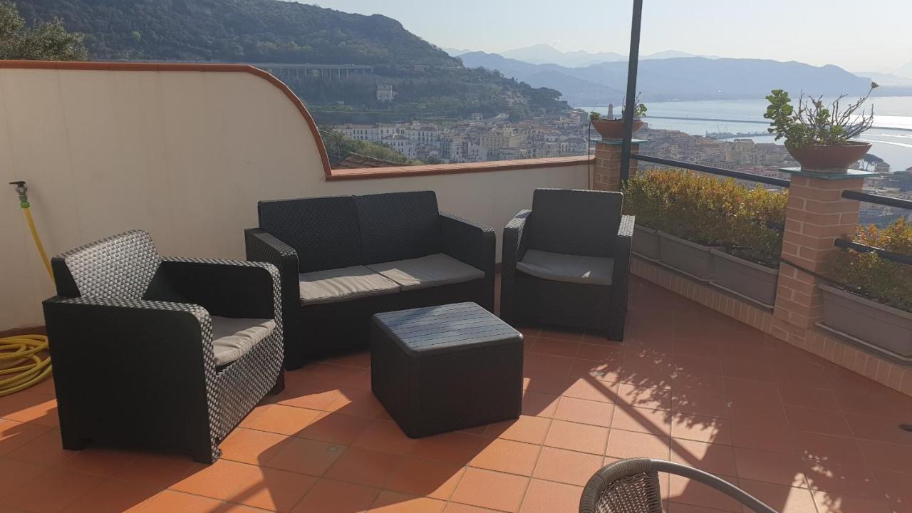Вилла Casa Gabriella - Amalfi Coast - Free Parking - Full Sea View Виетри Экстерьер фото