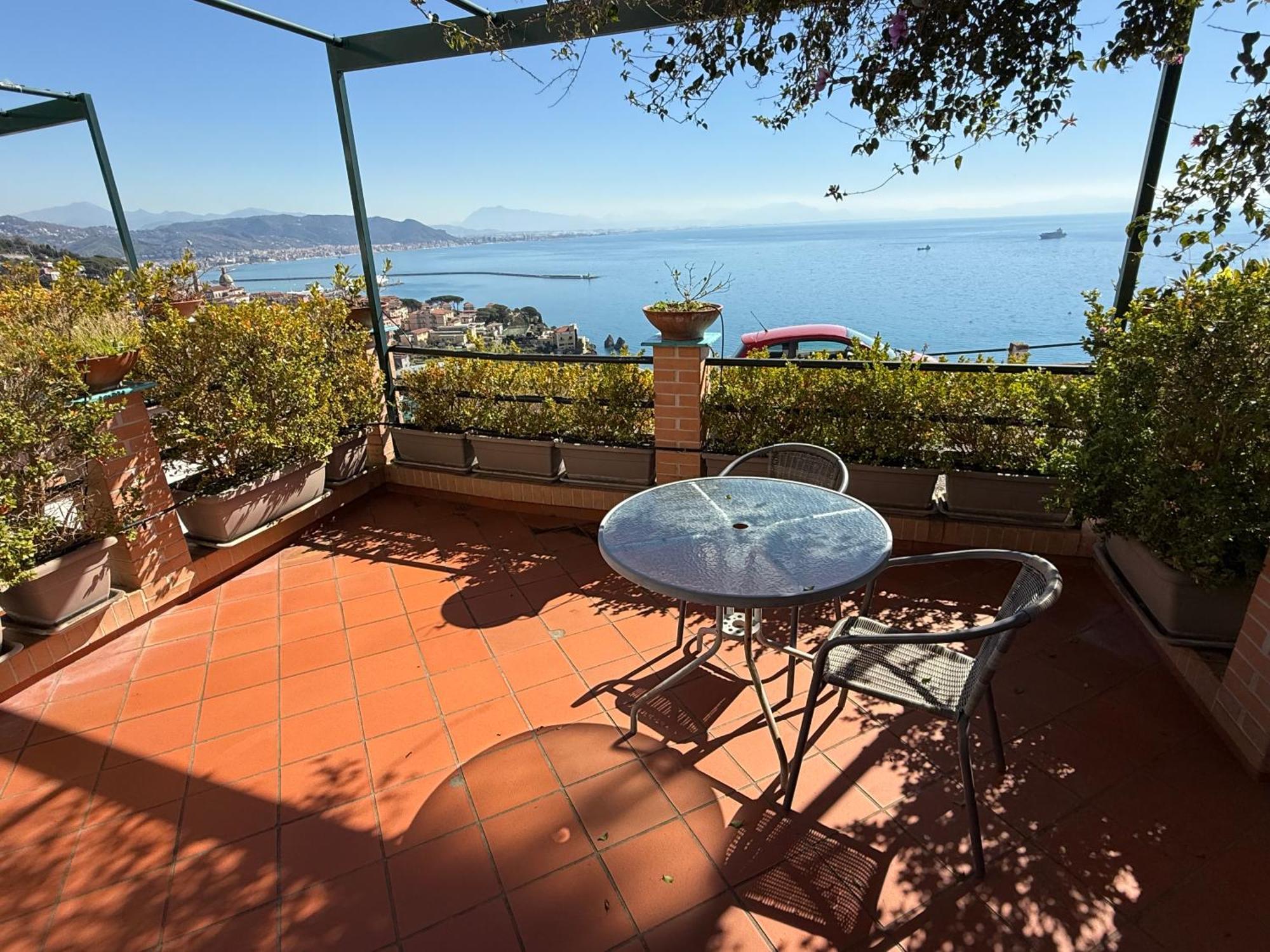 Вилла Casa Gabriella - Amalfi Coast - Free Parking - Full Sea View Виетри Экстерьер фото